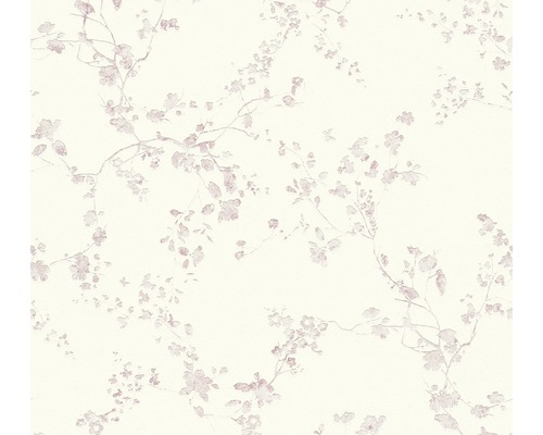 Papier peint intissé 36896-1 Metropolitan petites fleurs blanc
