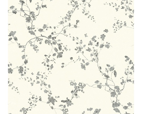 Papier peint intissé 36896-2 Metropolitan petites fleurs blanc