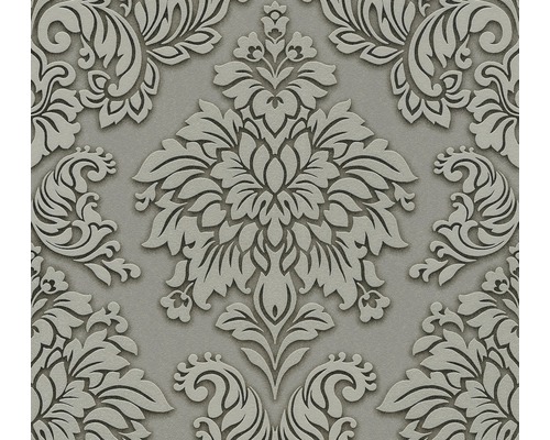 Vliestapete 36898-1 Metropolitan Stories Damask graugrün