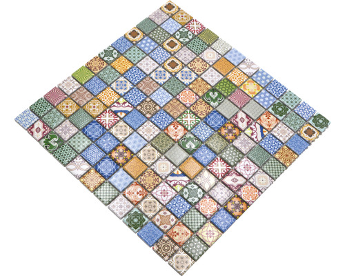 Motif de carreaux de mosaïque avec différents designs