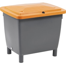 Composteur en plastique avec couvercle et pieds