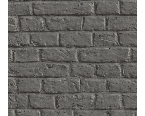 Papier peint intissé 36912-1 Metropolitan Pierres anthracite Papier peint brique grise