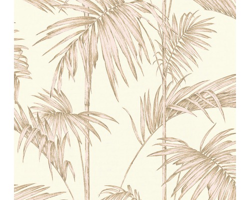 Papier peint intissé 36919-3 Metropolitan Feuille de palmier crème