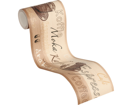 Tapetenbordüre mit Kaffeemotiv