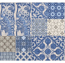 Vliestapete 36923-1 Metropolitan Fliese blau-beige