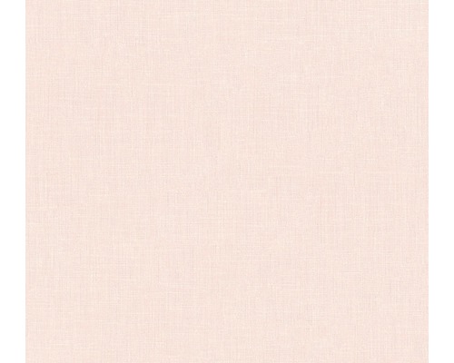 Papier peint intissé 36925-2 Metropolitan Uni textile rosé Papier peint textile avec structure de toile