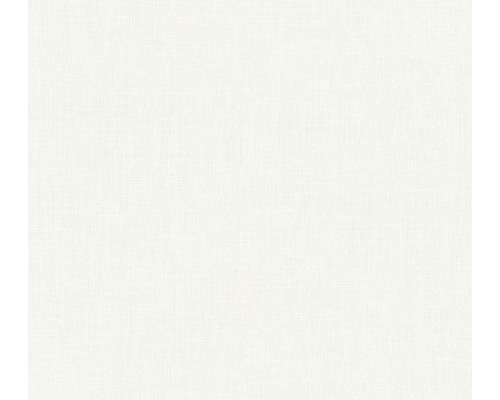 Papier peint intissé 36925-3 Metropolitan Uni textile blanc Papier peint textile avec une structure légère