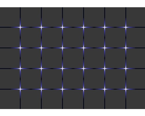 Fototapete Vlies 2155 VEXXL LED-Optik Quadrat 3-tlg. 312 x 219 cm Raster aus Fliesen