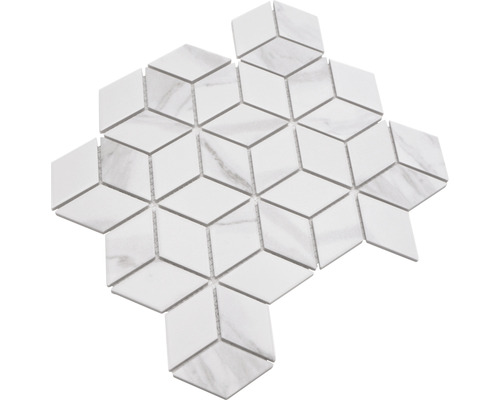 Mosaïque avec motif de cube pour mur et sol