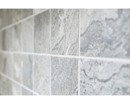 Carreaux muraux gris avec motif de pierre