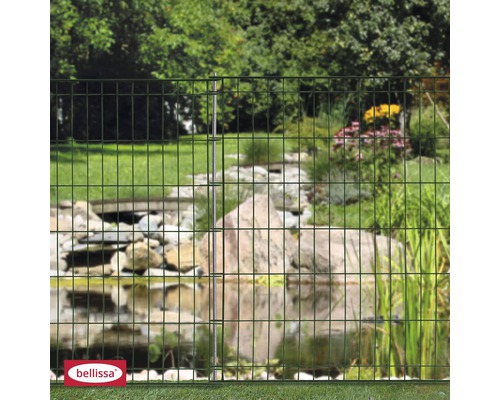 Clôture de protection pour bassins sans fioritures 76x80 cm métal