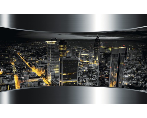 Papier peint panoramique intissé ville la nuit 312x219 cm