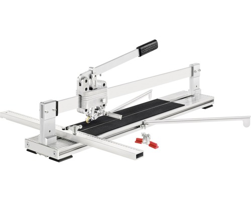 Kaufmann Machine à découper les plaques SuperLine longueur de coupe 920 mm Coupe-carrelage en métal avec support noir et accessoires rouges