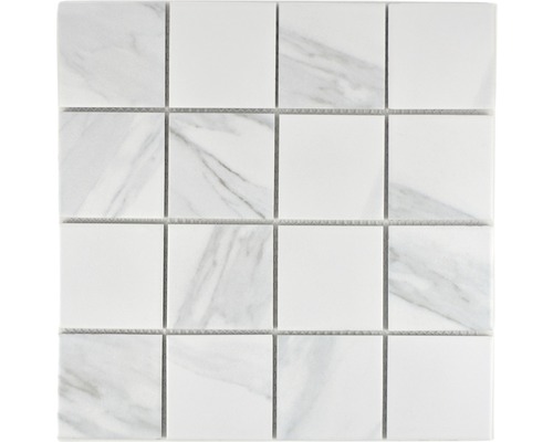 Mosaïque en céramique CIM Q73 CR 30,6x30,6 cm Mosaïque en marbre pour mur et sol