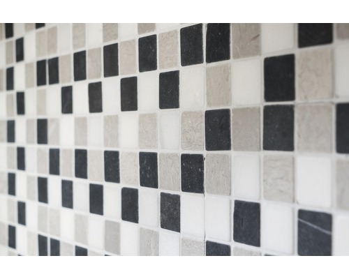 Motif de carreaux de mosaïque avec carreaux carrés