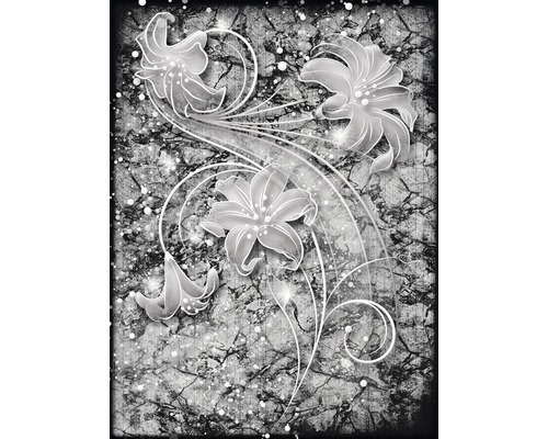 Papier peint photo intissé ornement fleur de lys 206 x 275 cm
