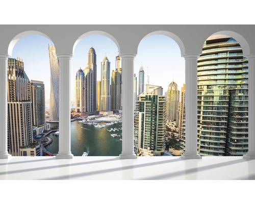 Fototapete Papier Säulen Dubai 254x184 cm