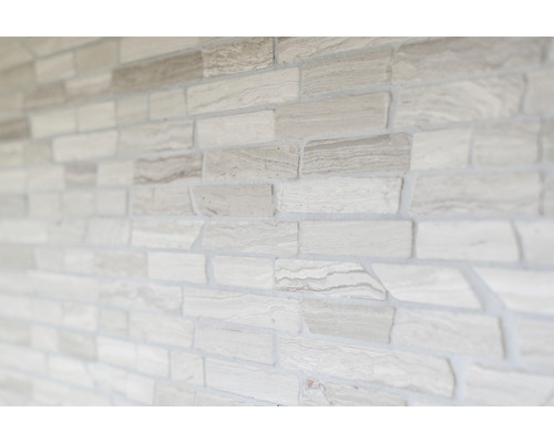 Carrelage mural aspect pierre