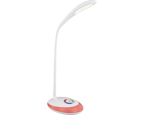 Lampe de table LED avec variateur tactile plastique blanc 3W