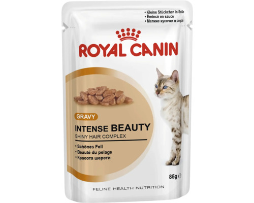 Aliment pour chat Royal Canin Intense Beauty pour une belle fourrure en sachet de 85 grammes
