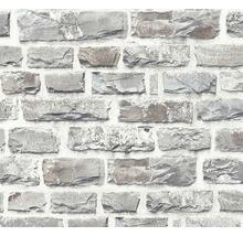 Papier peint intissé 36140-3 Neue Bude 2.0 pierre de taille gris