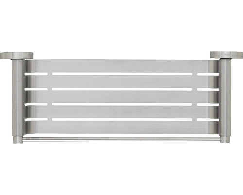 Tablette de baignoire en acier inoxydable avec bras réglables