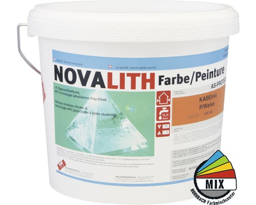 Eimer Novalith Farbe P/Weiss 5 Kilogramm