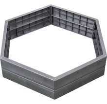 Hexagonales Hochbeet aus Metall