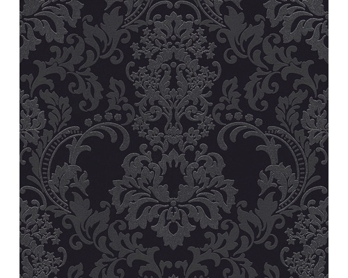 Vliestapete 36166-3 Neue Bude 2.0 Barock schwarz Tapete mit floralem Muster