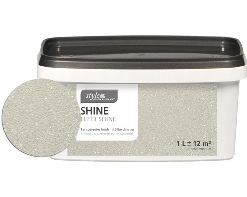 Glitzer-Lasur StyleColor SHINE silberglimmer 1 l Glitzer-Lasur StyleColor SHINE silberglimmer 1 l