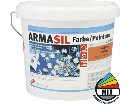 Eimer mit Armasil Farbe/Peinture