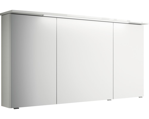 Armoire de toilette pelipal Xpressline 4010 140 cm blanc 3 portes sans luminaire en applique