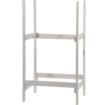 Hochbeet auf Stelzen Obstkiste 49x42x90.5 cm braun lasiert