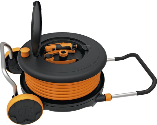 Gartenschlauchwagen mit Schlauch und Zubehör