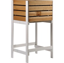 Hochbeet auf Stelzen Obstkiste 49x42x90.5 cm braun lasiert