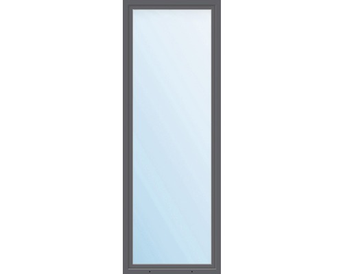 Kunststofffenster ARON Basic weiss/anthrazit 500 x 1700 mm DIN Links 2x ESG