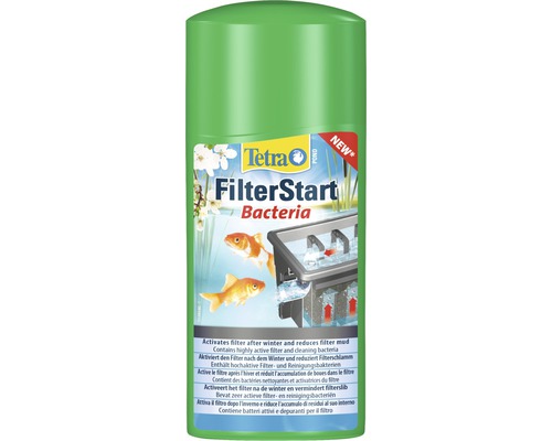Tetra FilterStart Pond 500 ml Emballage du produit Tetra FilterStart Bacteria bactéries pour filtre de bassin