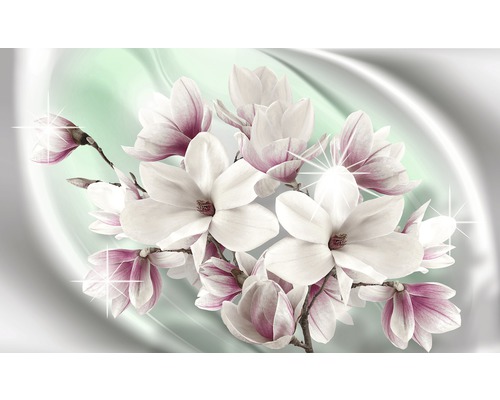 Papier peint panoramique papier magnolia 254 x 184 cm