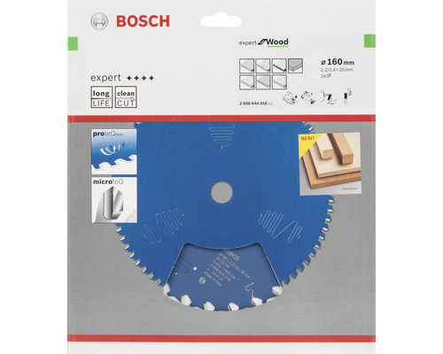 Bosch Expert Wood Kreissägeblatt mit 160 Millimeter Durchmesser