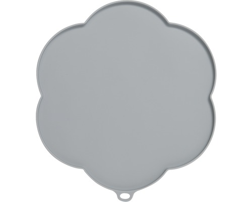 Dessous de plat en silicone gris en forme de nuage
