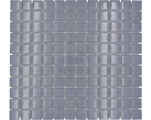 Mosaïques de verre XCM 8021, gris, 30,5x32,5 cm
