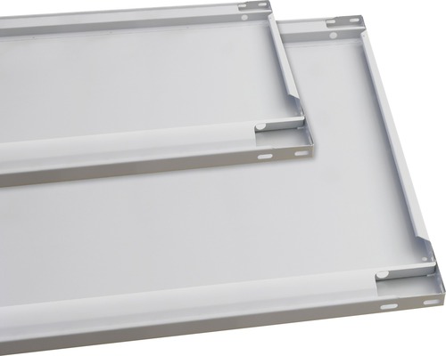 Schulte Tablette supplémentaire 600 mm avec 4 supports d'étagère pour système empilable MULTIplus85 RAL 7035 gris clair capacité de charge 150 kg