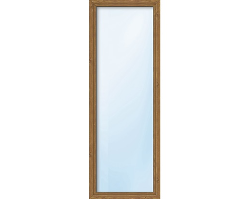 Kunststofffenster ARON Basic weiss/golden oak 700 x 1700 mm DIN Links 2x ESG