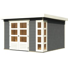 Abri de jardin Karibu Naomi 6 334 x 331 cm gris terre