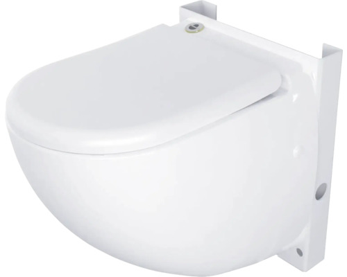 Sanisan 7 Wand-WC mit integrierter Kleinhebeanlage weiss