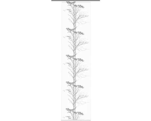 Panneau japonais Asbach gris 60x245 cm