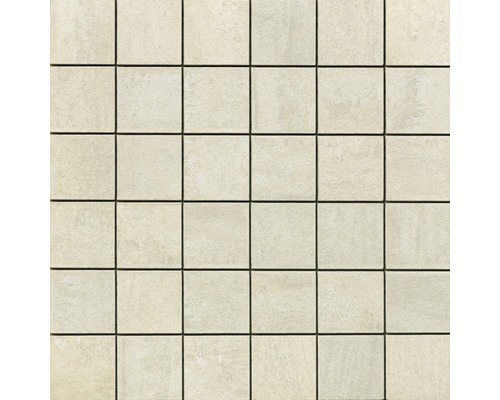 Mosaïque en grès cérame Sokio Beige 30x30 cm Carreaux de mosaïque en céramique carrés pour la conception des murs et des sols