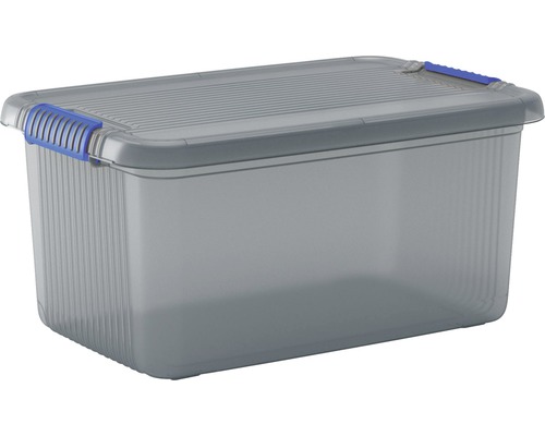 Boîte de rangement avec couvercle Chris L Boîte de rangement en plastique avec couvercle