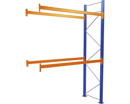 Schulte Étagère à palettes étagère annexe avec 3 niveaux 1 compartiment de 2700 mm pour palettes jusqu'à 1060 kg capacité de charge 7300 kg