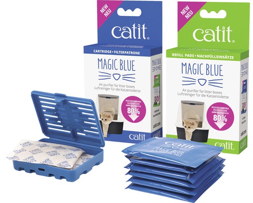 Neutraliseur d'odeurs Catit Magic Blue pour litières pour chats